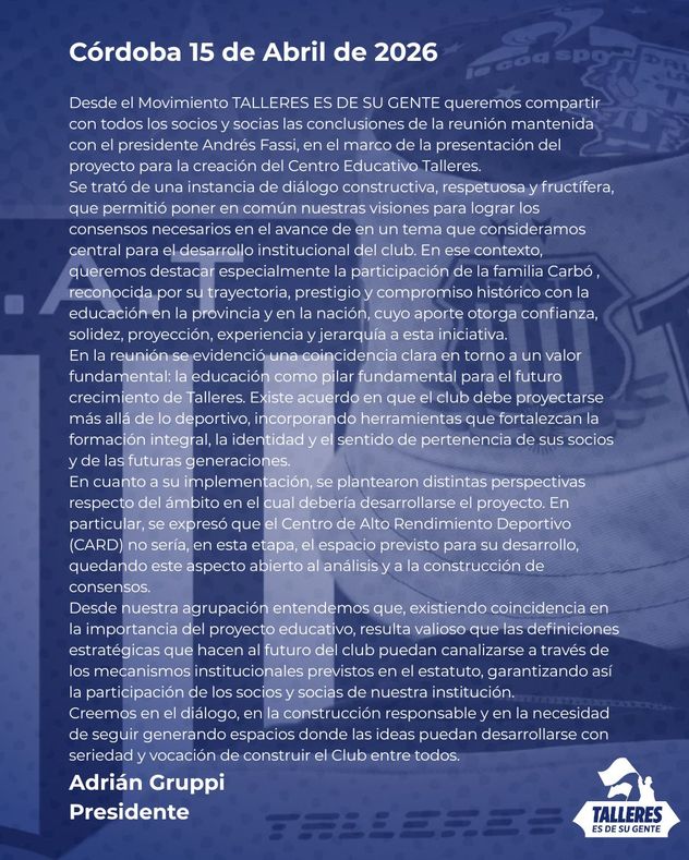 Comunicado TEDSG.