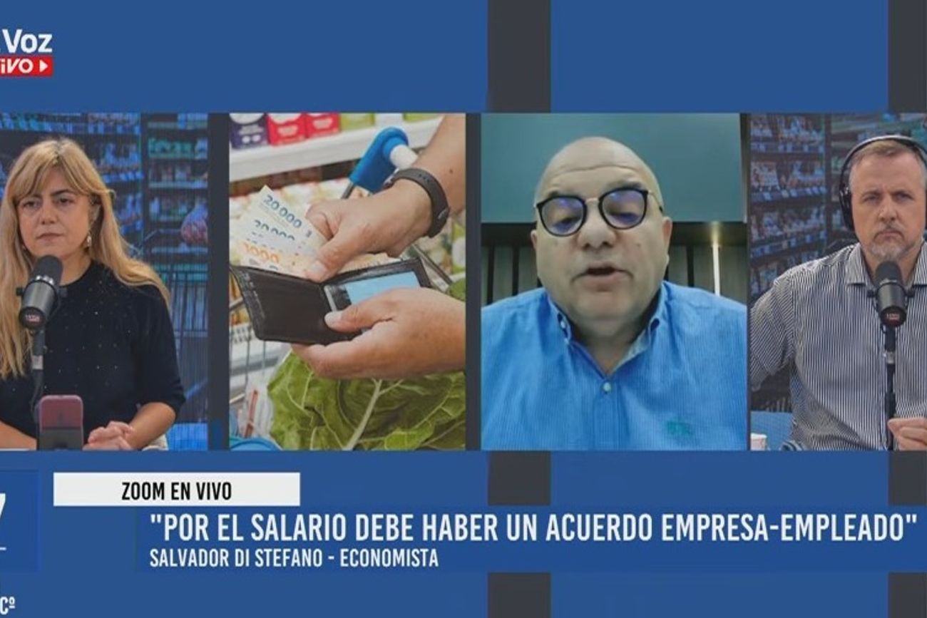 Salvador Di Stéfano, en diálogo con La Voz En Vivo. 