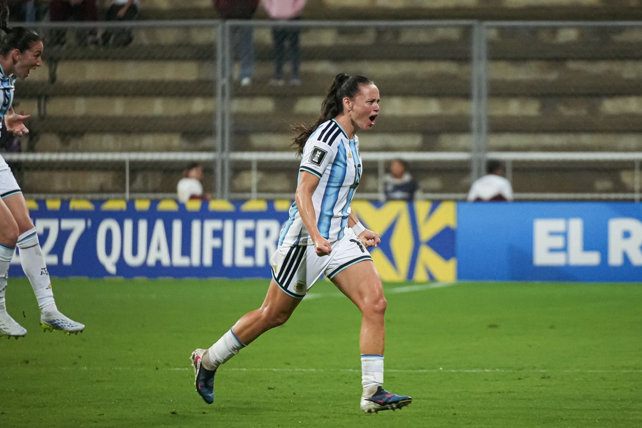 Bonsegundo volvió a marcar para la selección argentina.