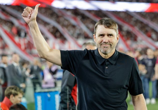 Eduardo "Chacho" Coudet, DT de River.