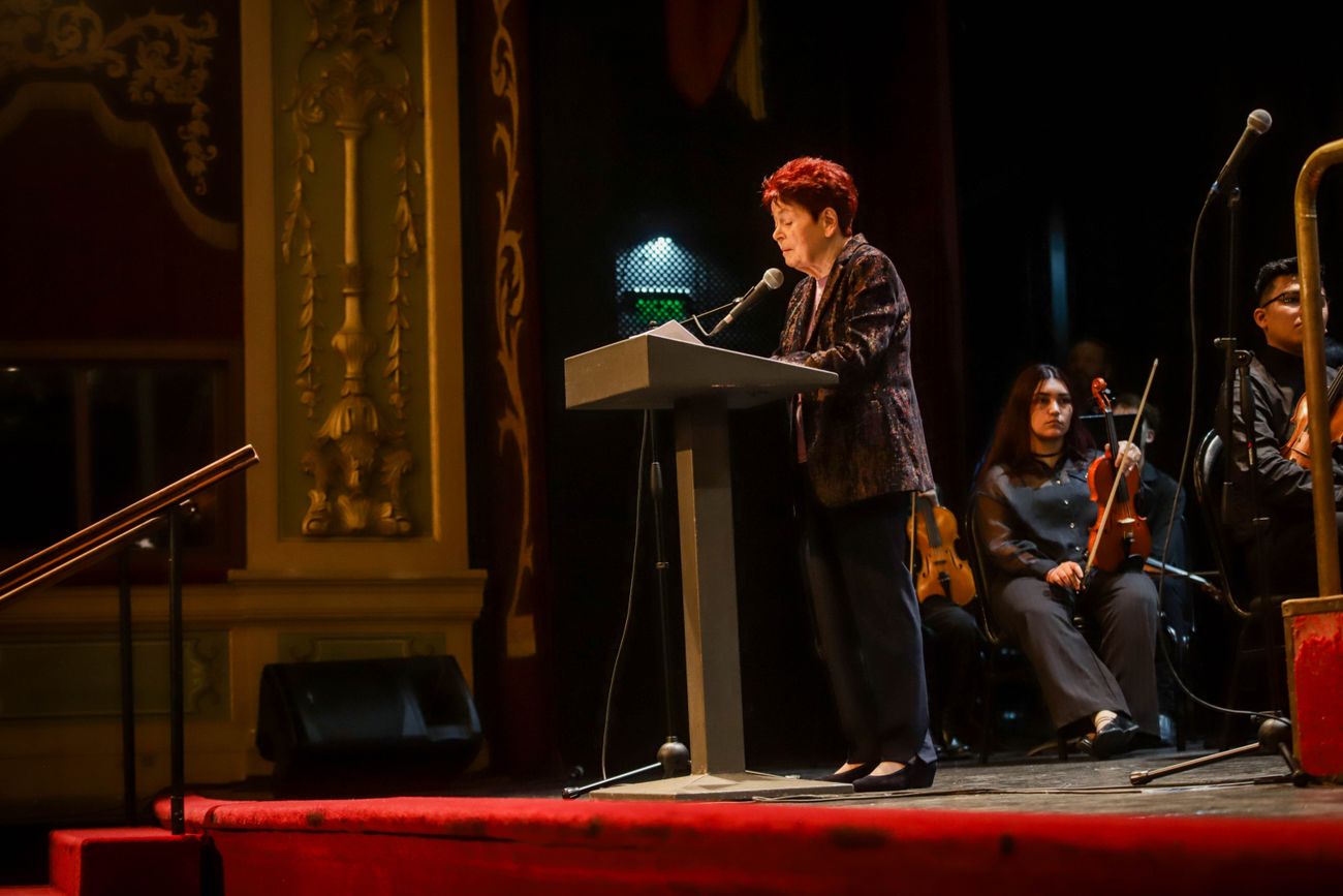 La sobreviviente del Holocausto Hélène Goldsztajn emocionó con su testimonio y su lección de vida.