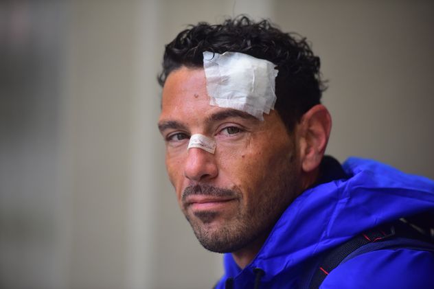 Leandro Martínez, chofer agredido de la línea 51 tras una discusión de tránsito. 