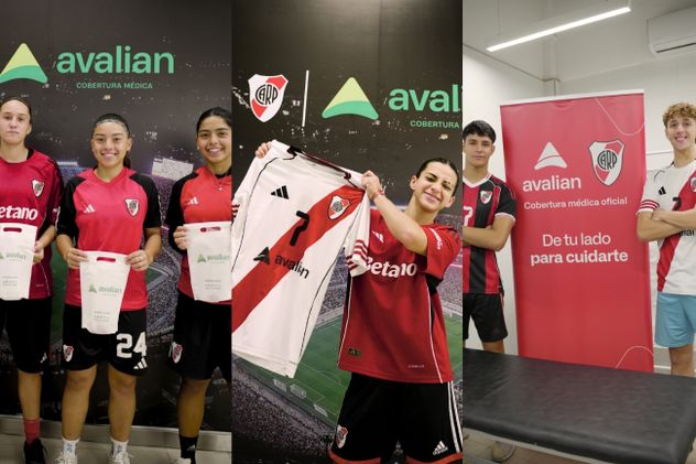 Avalian es la cobertura médica oficial de River Plate desde 2024.