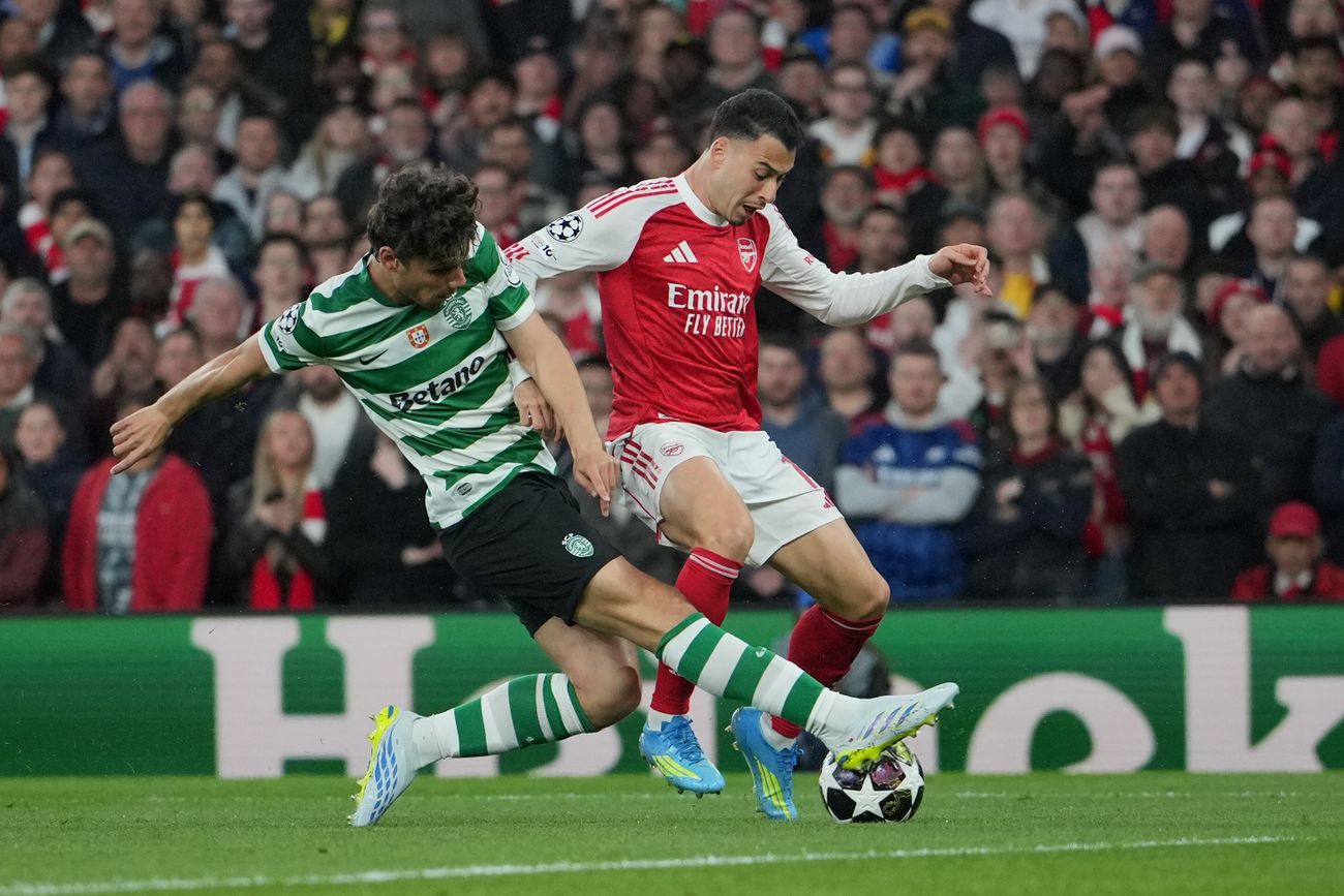 Arsenal vs.Sporting, por UEFA Champions League.