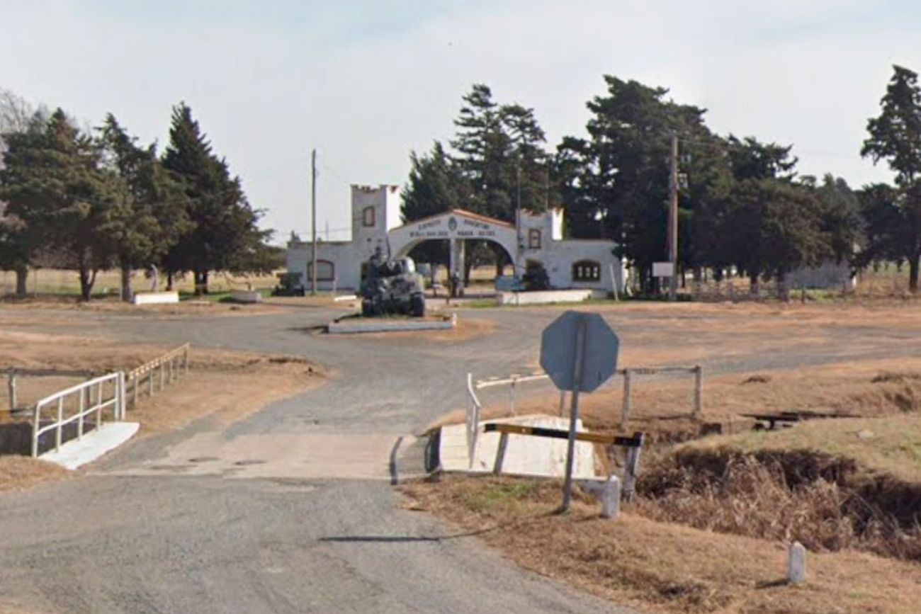 El Batallón de Holmberg. (Captura/©Google Street View).