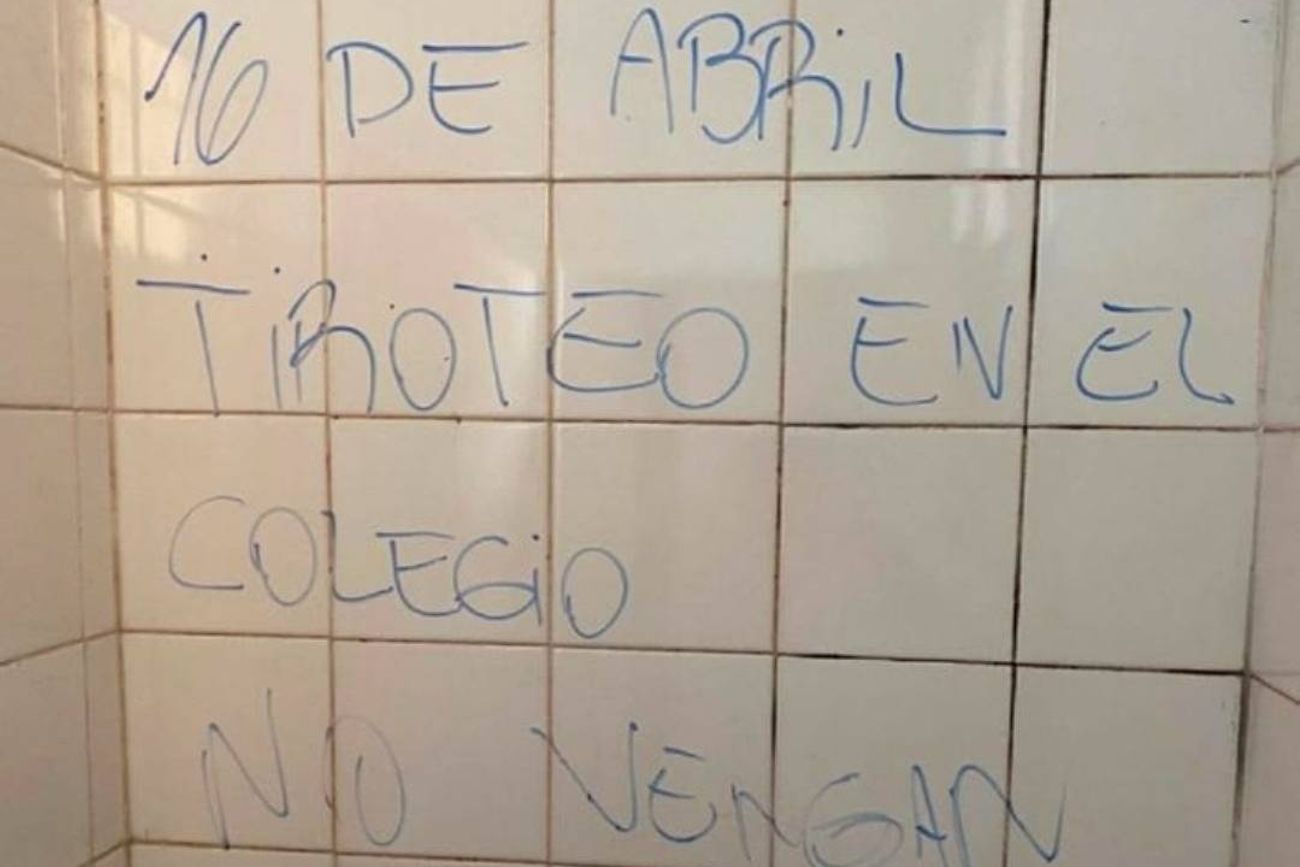 Amenazas de tiroteo en una escuela de Jesús María.