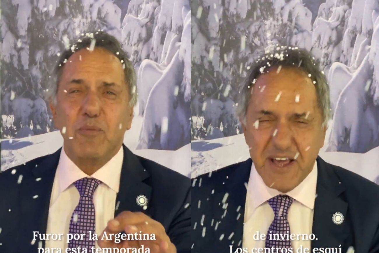 Críticas a Scioli por el video de bajo presupuesto y la exclusión del turismo local.