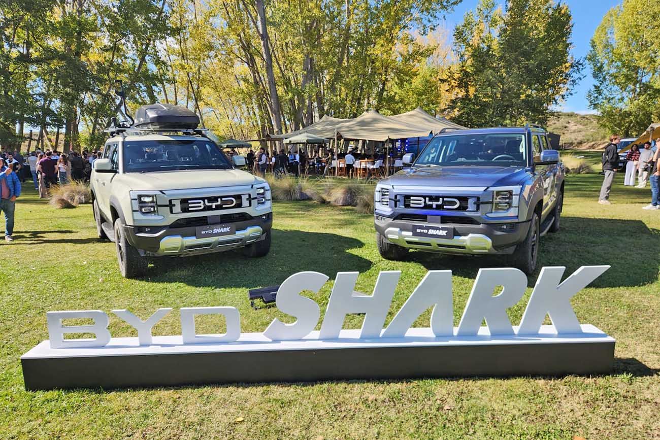 La debutante pick-up de BYD se presentó hoy en las afuera de Mendoza.
