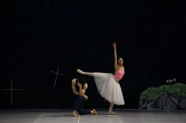 Ensayos del ballet Giselle durante 2025. 