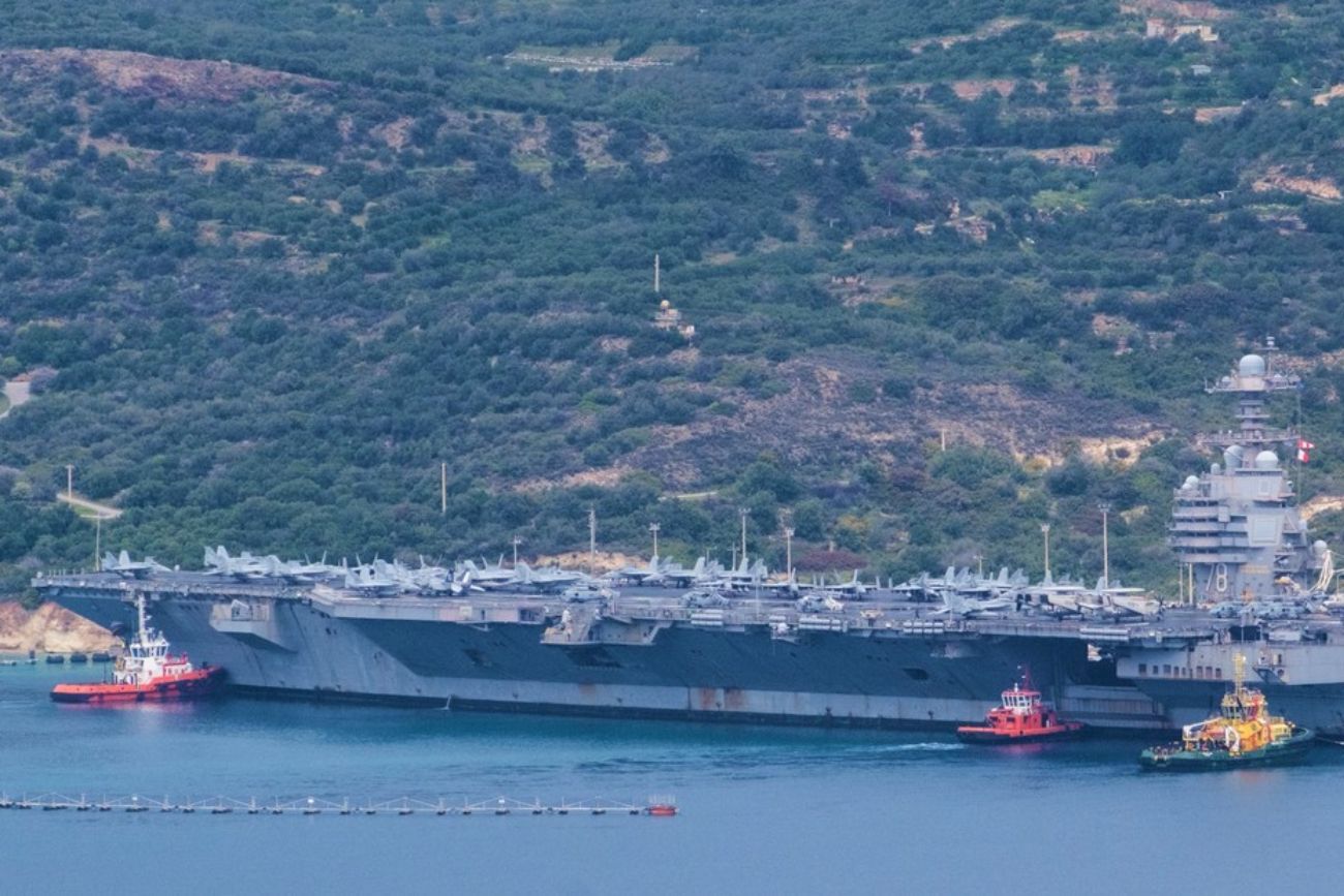 El portaaviones estadounidense batió el récord de despliegue más largo desde la guerra de Vietnam