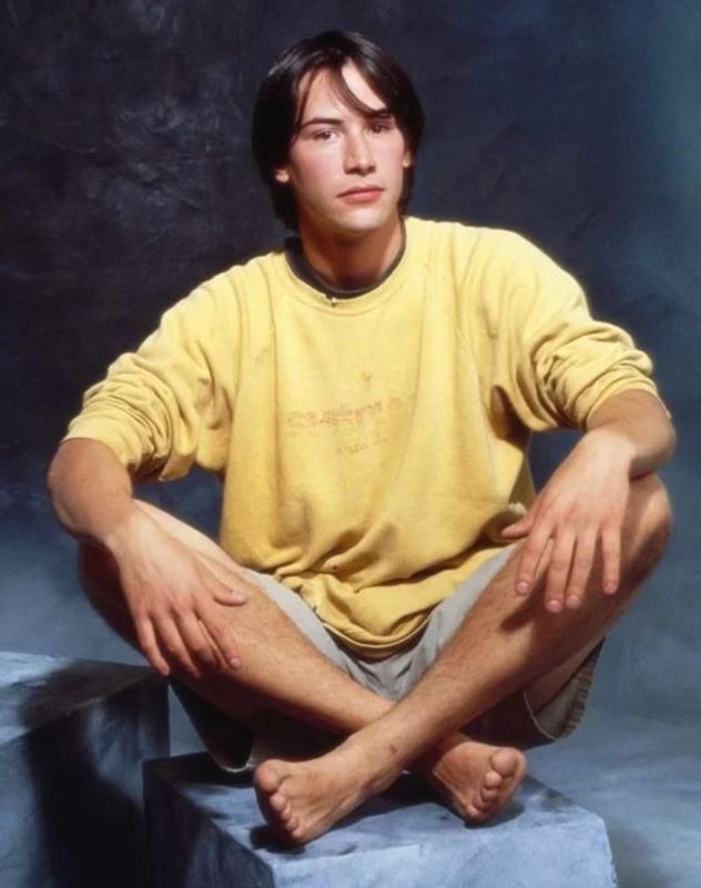 Un jovensísimo Keanu Reeves.