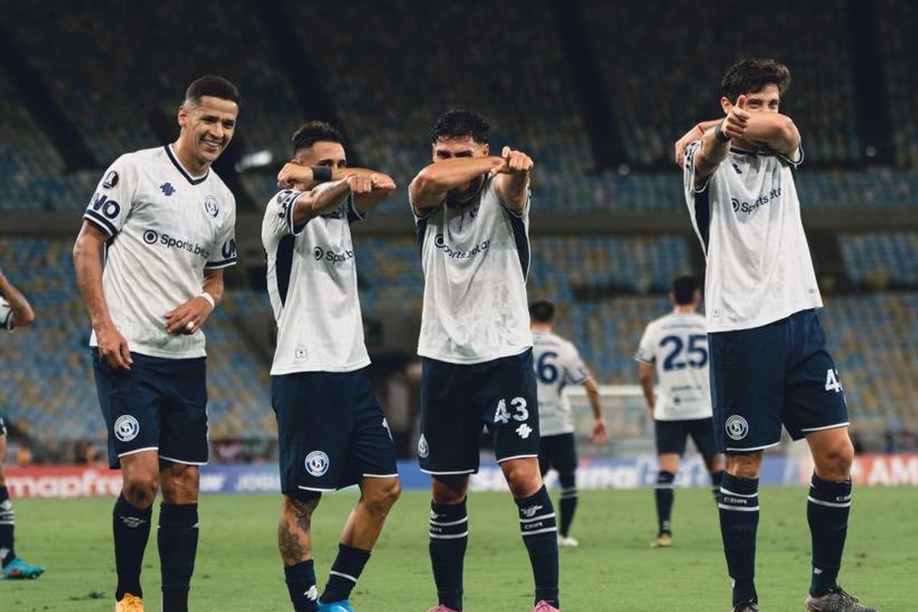 Independiente Rivadavia, en su gesta en Brasil.