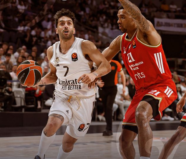 Facundo Campazzo figura del Real Madrid en la Euroliga.
