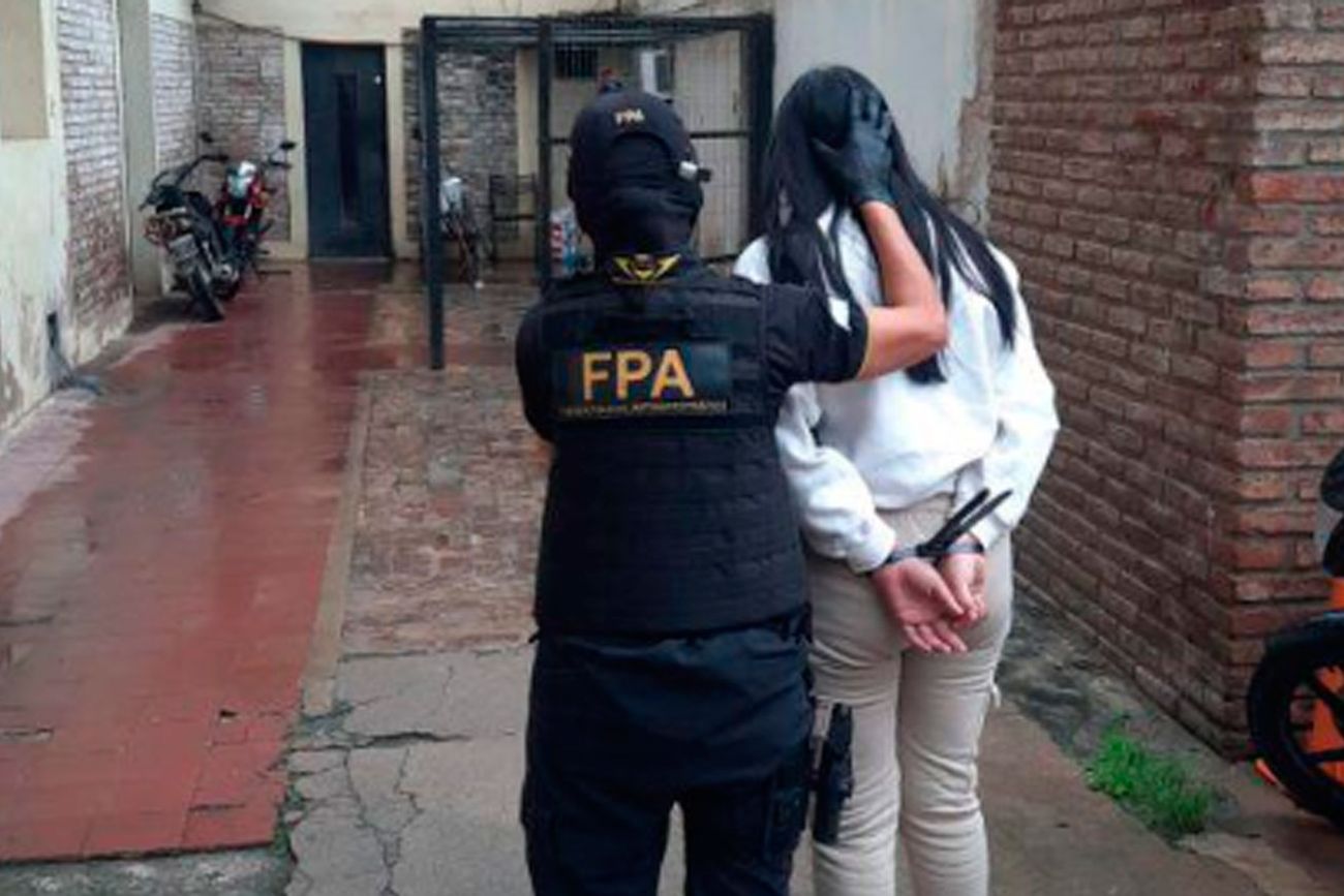 Una de las detenidas. (Mpfcordoba.gob.ar)