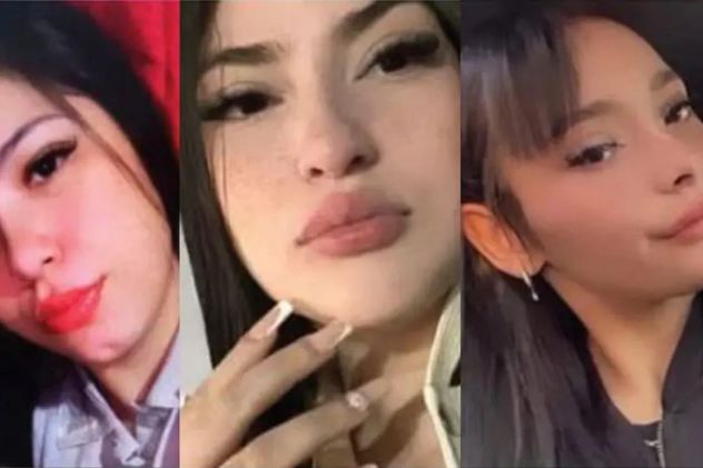 Morena Verdi (20), Brenda Loreley del Castillo (20) y Lara Morena Gutiérrez (15)