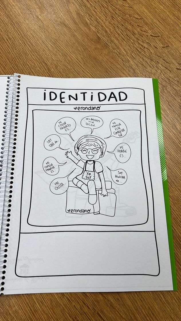 Cuadernillo de actividades diseñado por artistas del Poder Judicial.