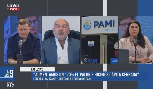 El director del Pami habló con La Voz En Vivo.