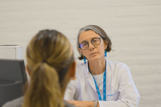 La doctora Verónica Rodríguez, referente de Tocoginecología en la Unidad Mujer sede Cerro del Sanatorio Allende.