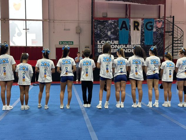 Selección Argentina de Cheerleading rumbo al Mundial 2026.