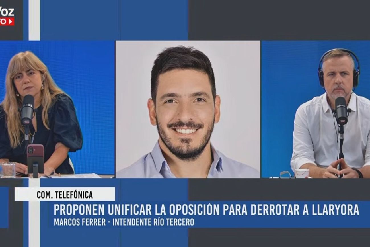 Marcos Ferrer y su propuesta de un frente de oposición unificado, en diálogo con La Voz En Vivo. 