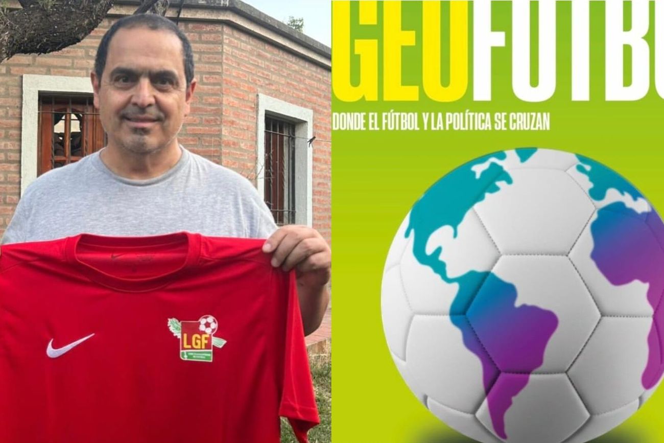 Mariano Saravia. El escritor y periodista lanza su nueva obra este viernes en el CPC General Paz, proponiendo un cruce original entre el deporte rey, la geografía y la identidad de 20 países.