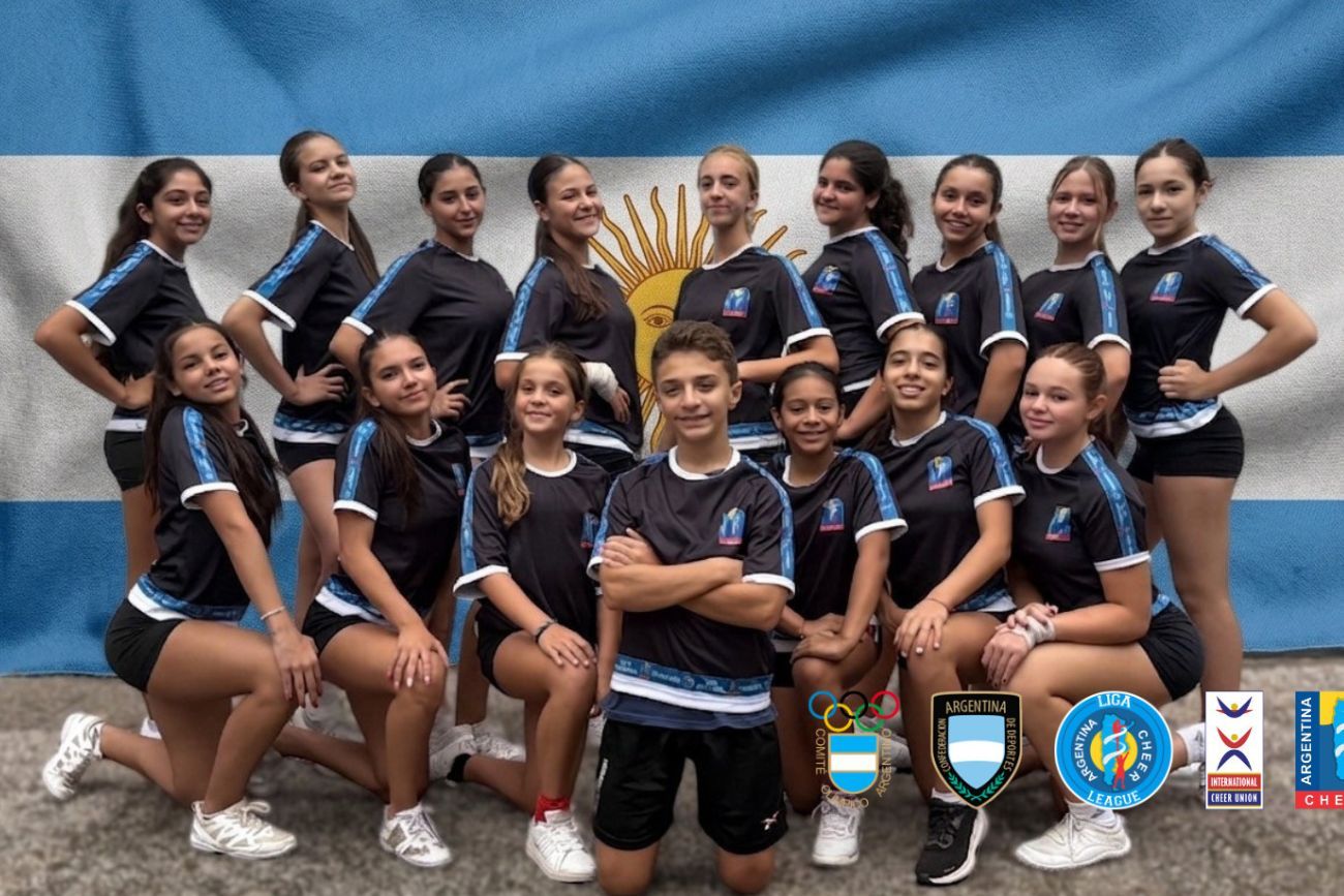 Selección Argentina de Cheerleading rumbo al Mundial 2026.