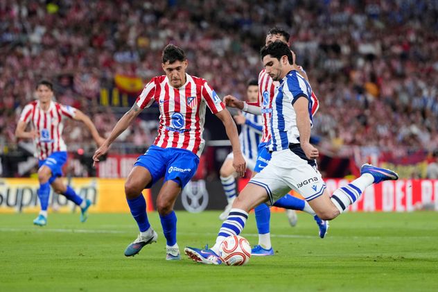 Atlético de Madrid vs. Real Sociedad, por la final de la Copa del Rey.