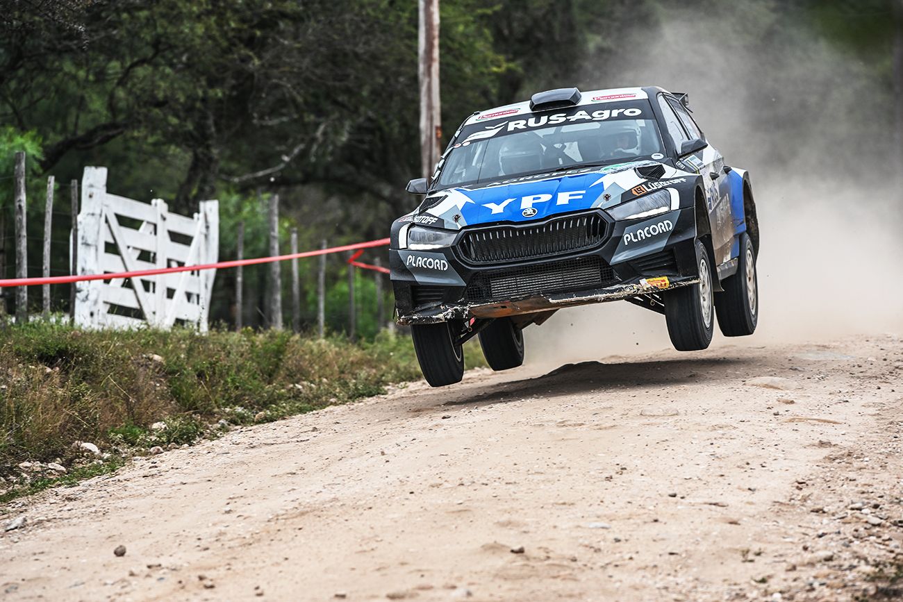 Rally Sudamericano. El cordobés Federico Villagra tomó la punta de la etapa en el tercer tramo y a partir de allí fue marcando el ritmo para ganar el parcial.
