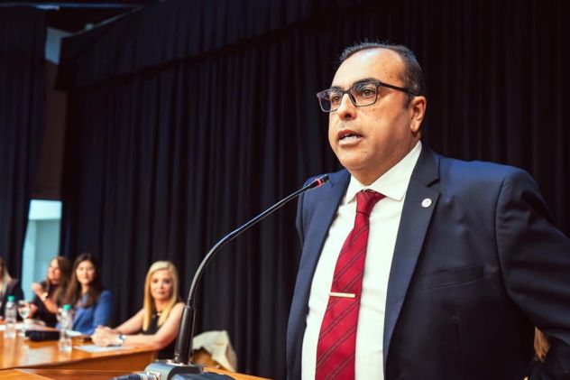 Juan Carlos Agüero y las nuevas autoridades de Fecacor asumieron este viernes.