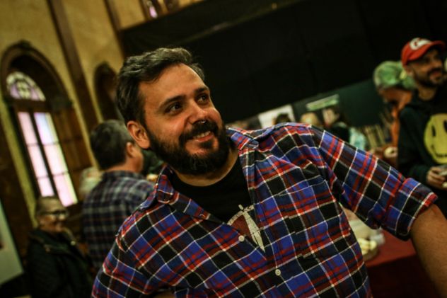 Juan Lapido, uno de los organizadores y expositores del evento.
