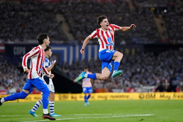 Atlético de Madrid vs. Real Sociedad, por la final de la Copa del Rey.