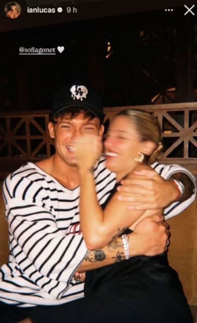 La publicación que levantó rumores de romance entre Sofía Gonet e Ian Lucas.