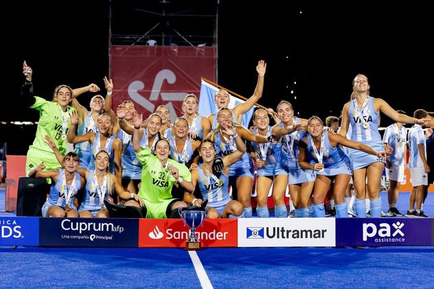 Las Leoncitas se consagraron campeonas de la Copa Panamericana Junior en Chile. 