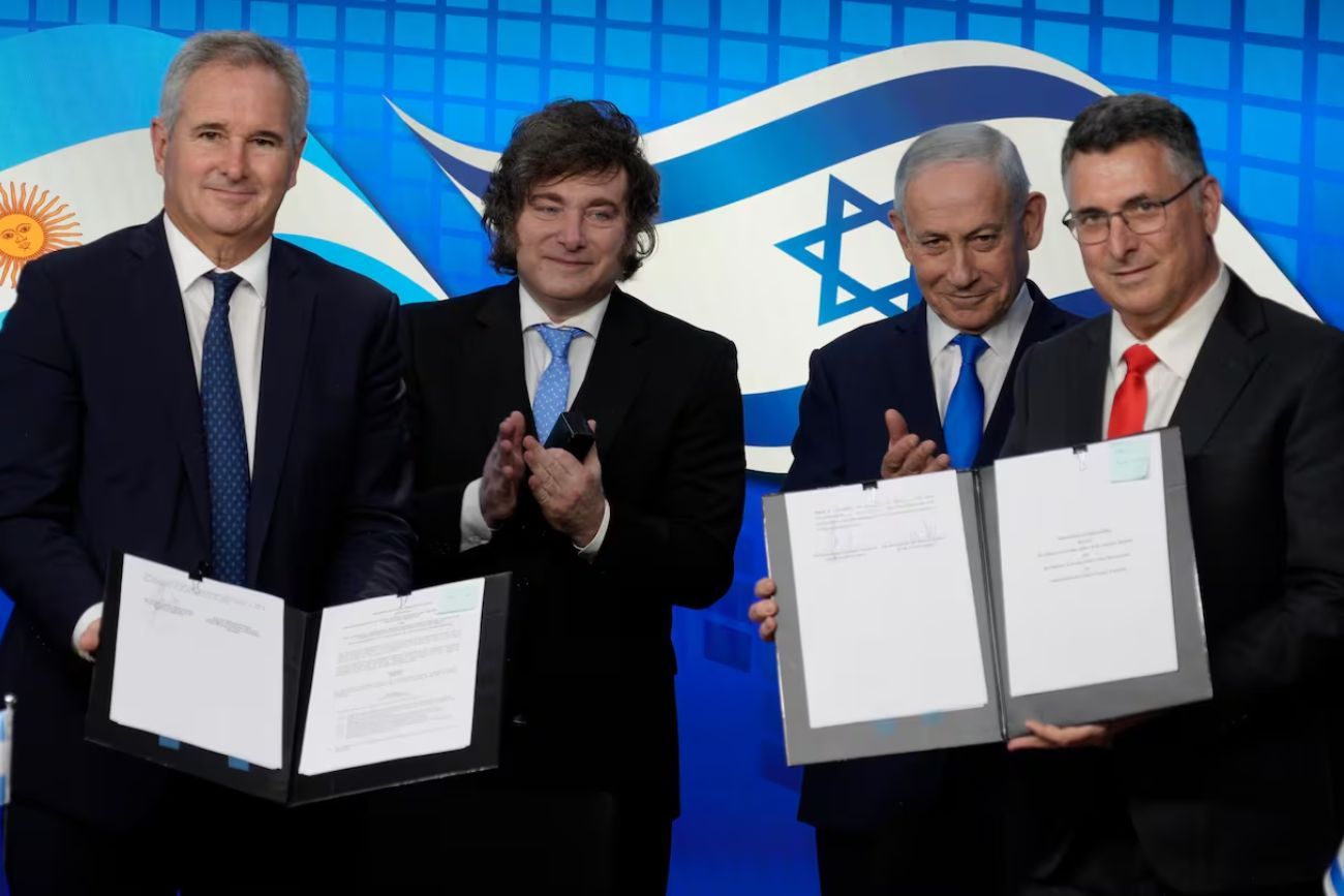Milei y Netanyahu lanzaron los "Acuerdos de Isaac" y confirmaron vuelos directos entre Buenos Aires y Tel Aviv
