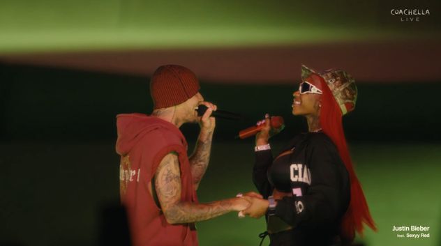Justin Bieber y Sexyy Red conmovieron a Coachella 2026