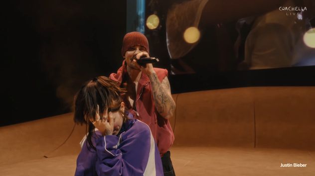 Justin Bieber y Billie Eilish conmovieron a Coachella 2026