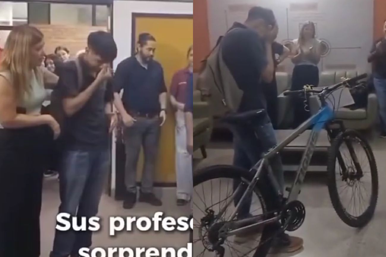 Se emocionó.