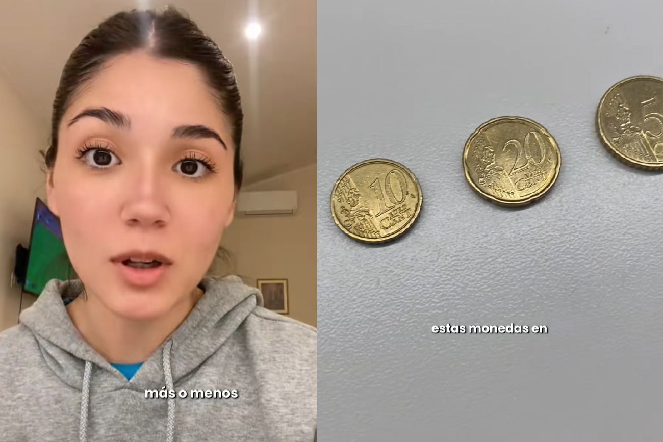 El uso de monedas en Italia.