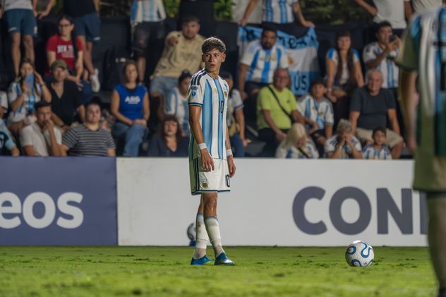 Giovanni Baroni, jugador de Talleres en la Selección Argentina Sub 17.