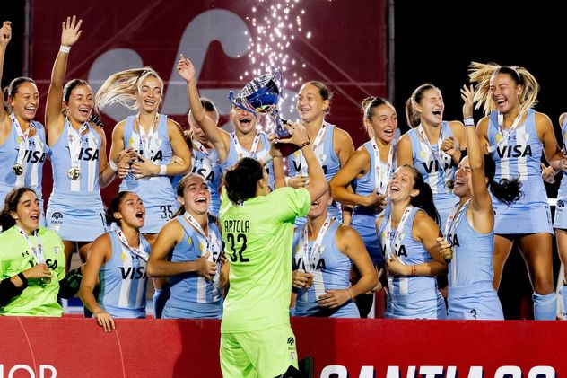 Las Leoncitas se consagraron campeonas de la Copa Panamericana Junior en Chile. 