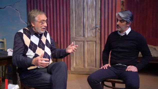 Pablo Echarri y Luis Brandoni.