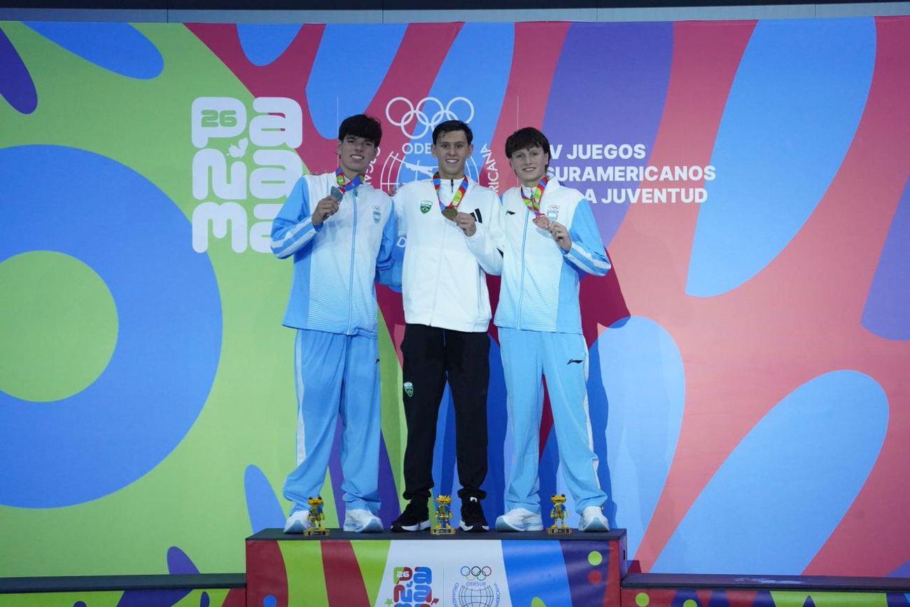 Thiago Pizzini Paz y Mateo Mayer Iglesias, plata y bronce en Panamá 2026.