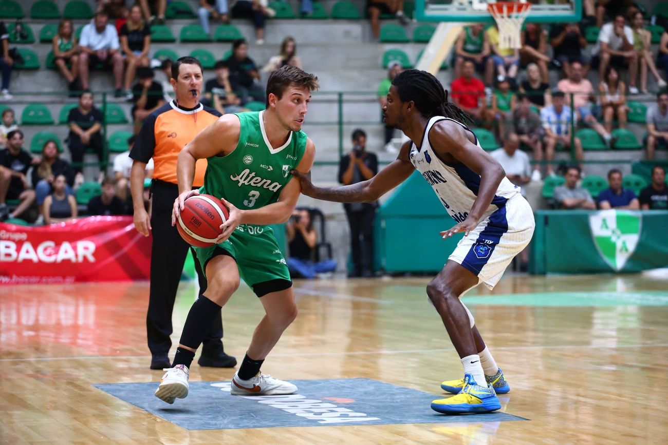 Atenas enfrentará a Argentino de Junín en la serie al mejor de cinco partidos por la permanencia en la Liga Nacional. (Prensa Atenas)