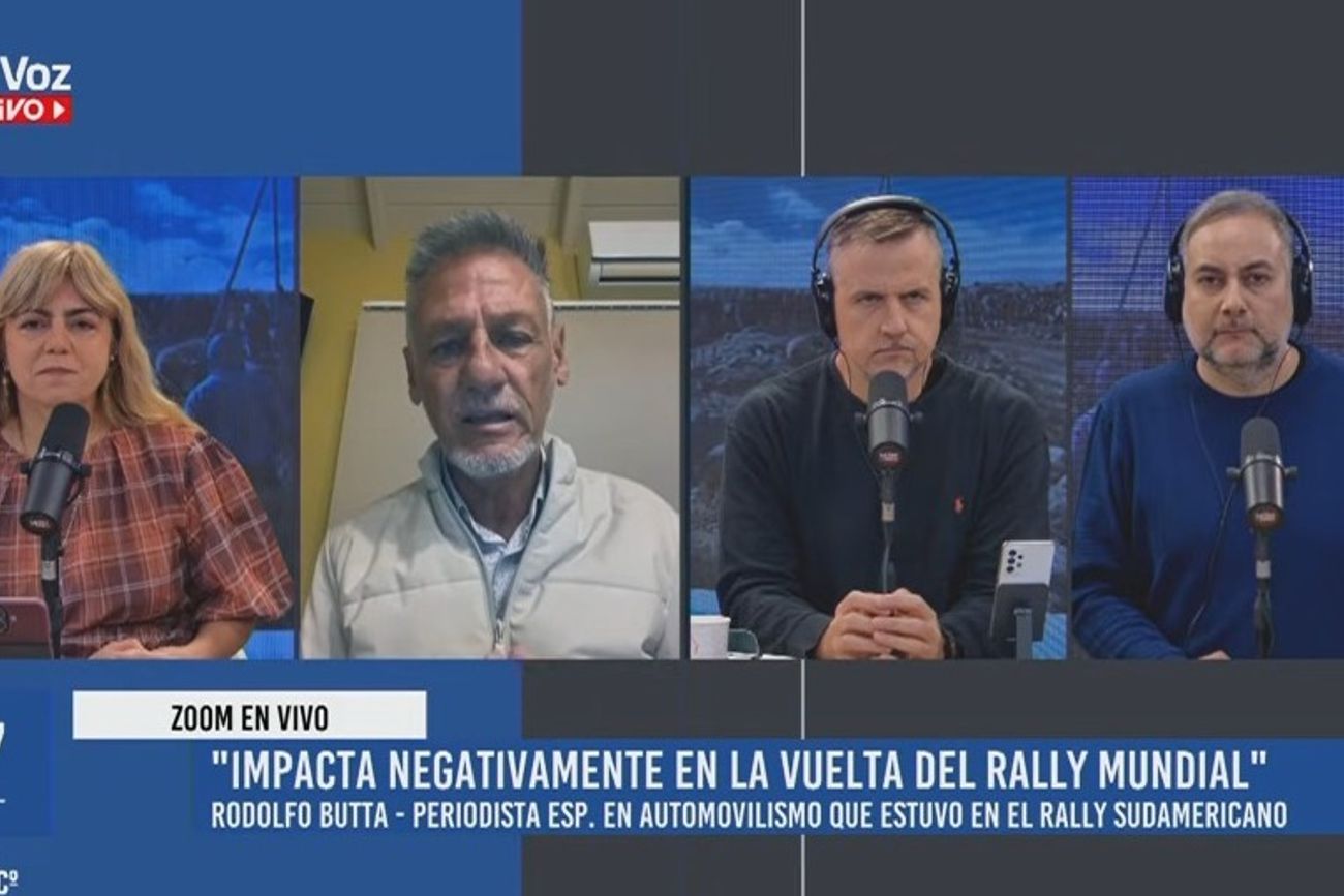 Rodolfo Butta, periodista deportivo especializado en motores, en diálogo con La Voz En Vivo. 