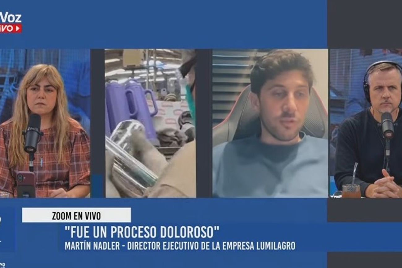 Martín Nadler, director ejecutivo de Lumilagro, en diálogo con La Voz En Vivo. 