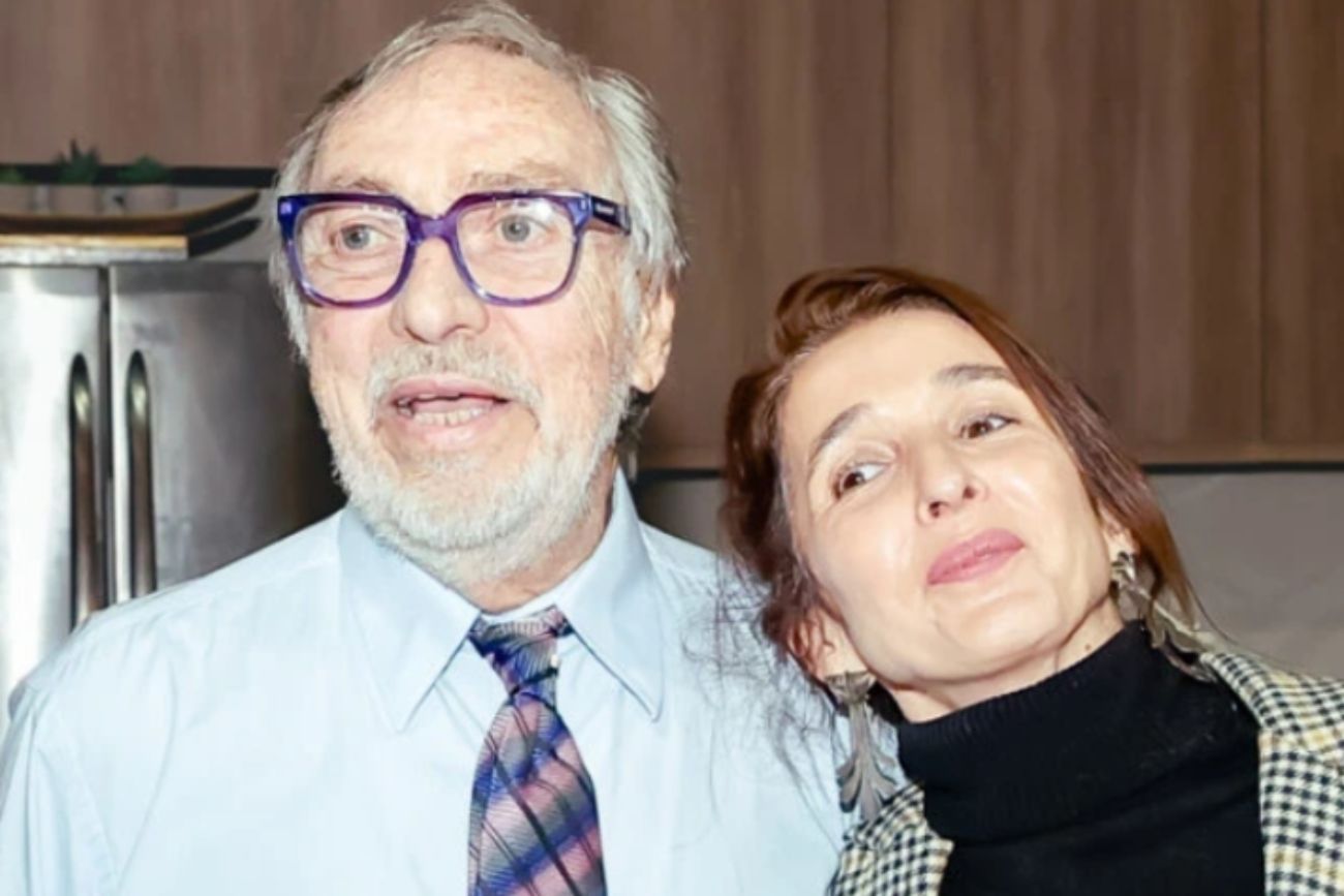 Luis Brandoni con Saula Benavente, su última pareja