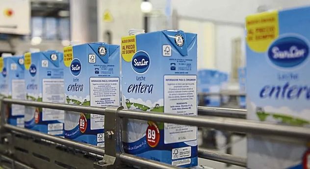 DIMENSIÓN. Sancor llegó a procesar cuatro millones de litros de leche por día, en 12 plantas industriales distribuidas en Córdoba, Santa Fe y Buenos Aires. 