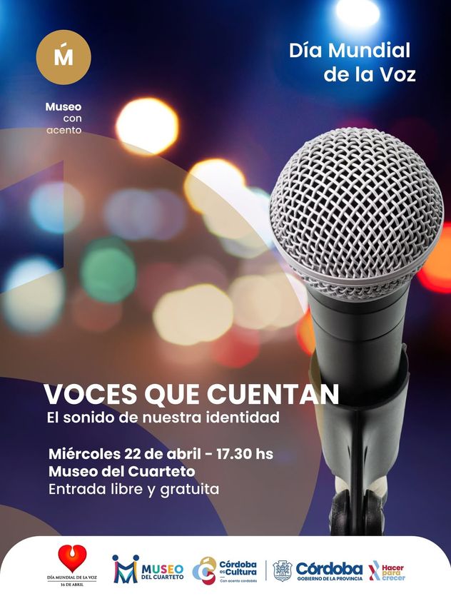 Córdoba. Evento el miércoles 22 de abril en el Museo del Cuarteto.