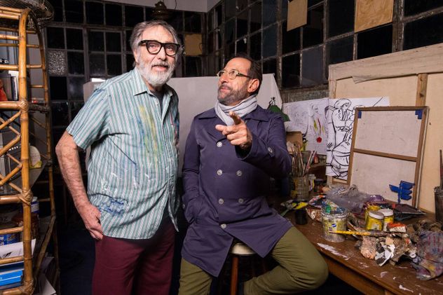 Luis Brandoni y Guillermo Francella, juntos.
