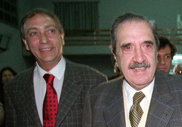 Luis Brandoni con Raúl Alfonsin